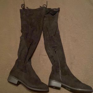Forever 21 over the knee boots with low heel size 8
